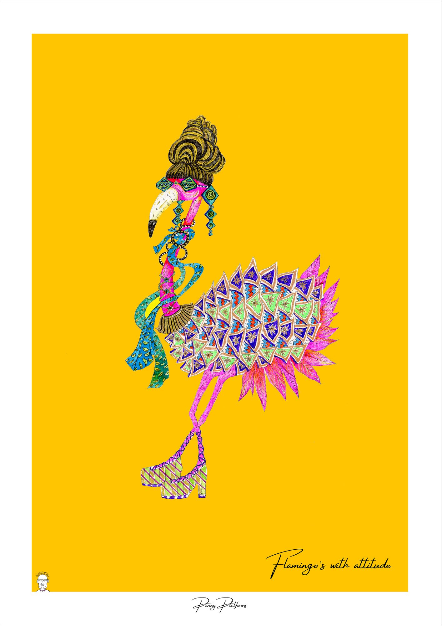 Penny Platforms art print by Mike Roberts